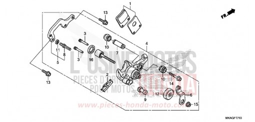 MACHOIRE DE FREIN DE PARKING NC750SDG de 2016